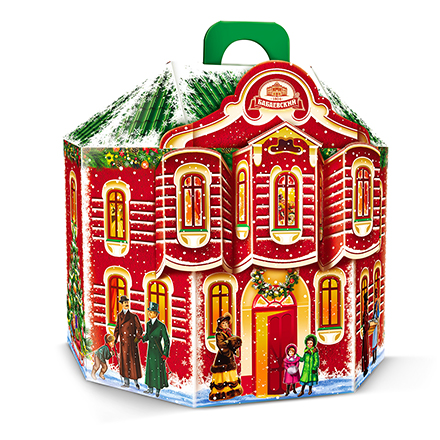 Новогодний подарок КРАСНЫЙ ОКТЯБРЬ Шоколадная фабрика карт/уп 1500г