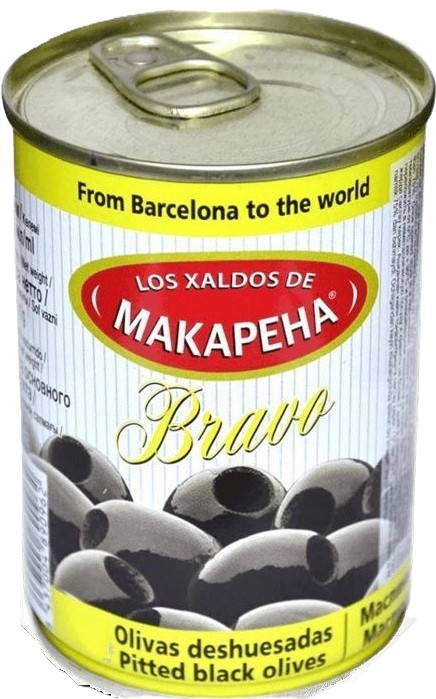 Маслины МАКАПЕХА БРАВО б/к 300мл