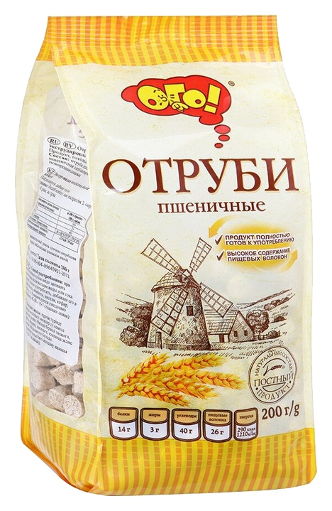 Отруби ОГО! Пшеничные 200г
