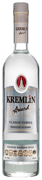 Водка КРЕМЛИН Эворд классик 40% ст/б 0.5л