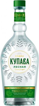 Водка КУПАВА Лесная 40% ст/б 0.5л