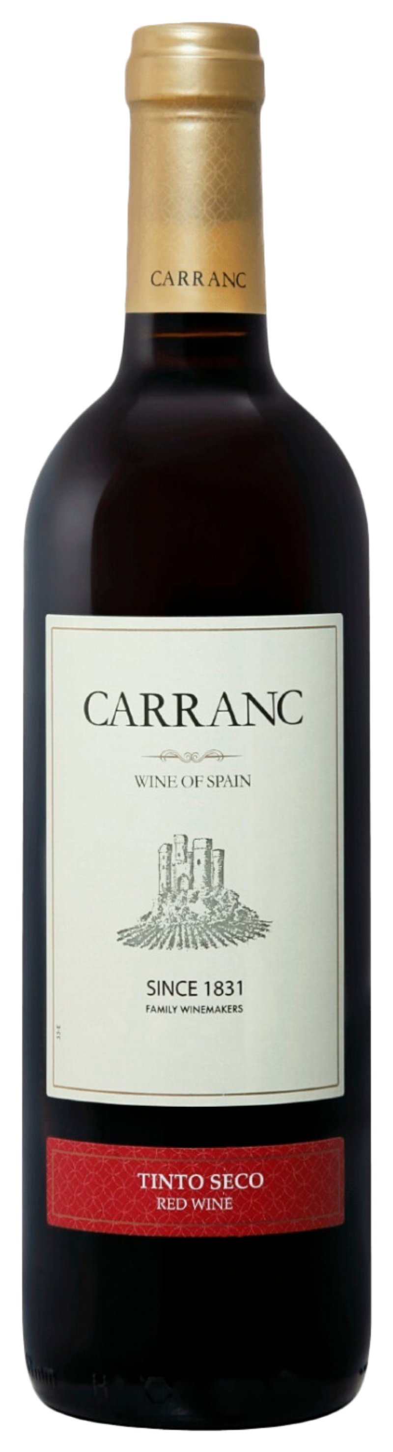 Вино КАРРАНК красное сух 12% 0.75л