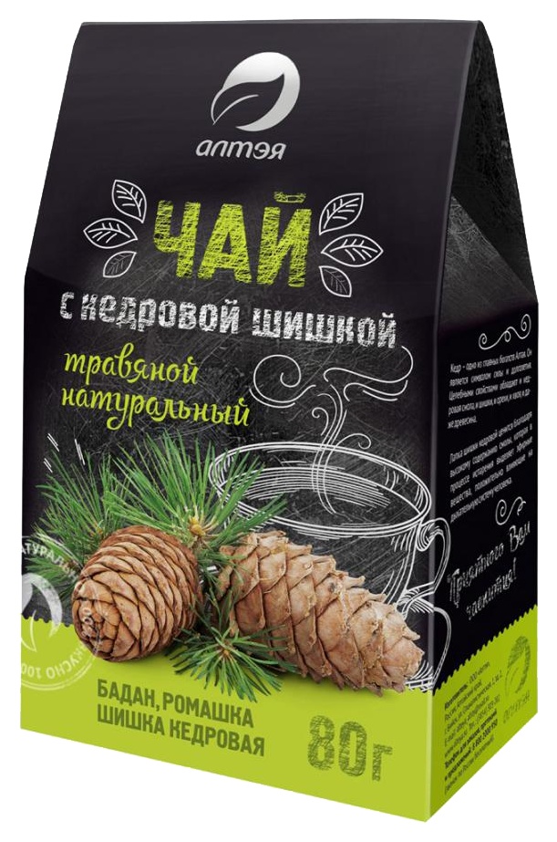 Чайный напиток АЛТЭЯ с кедровой шишкой 80г