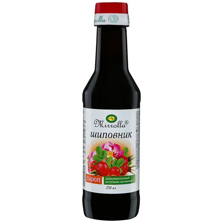 Сироп МИРРОЛЛА шиповник 250мл