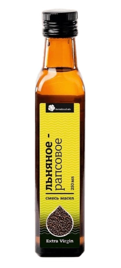 Масло льняное-рапсовое АЛТАЙСКИЙ ЛЕН ст/б 250мл
