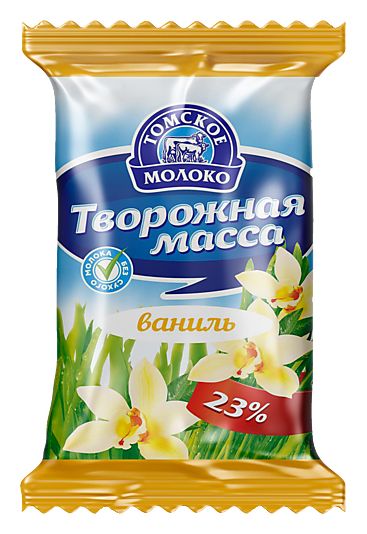 Творожная масса ТОМСКОЕ МОЛОКО ваниль бзмж 23% 170г