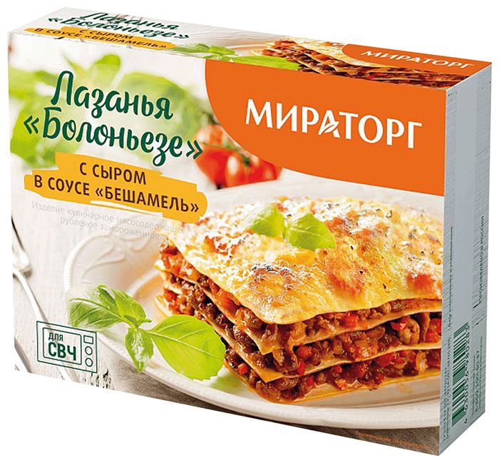 Лазанья МИРАТОРГ Болоньезе 350г