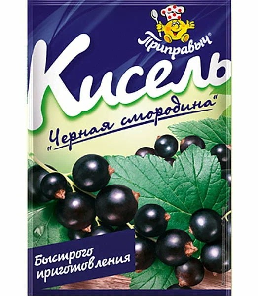 Кисель ПРИПРАВЫЧ черная смородина 110г м/у
