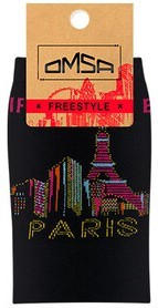 Носки унисекс ОМСА Фристайл черные р.42-44