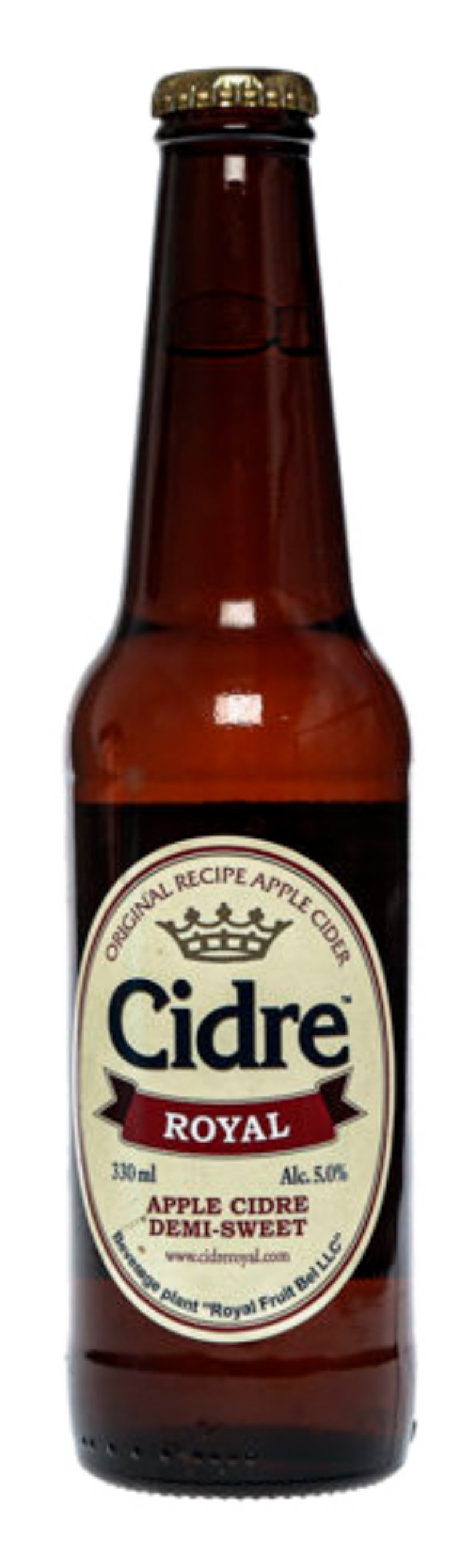 Сидр РОЯЛ ФРУТ ГАРДЕН Яблочный п/сл 5% ст/б 0.33л