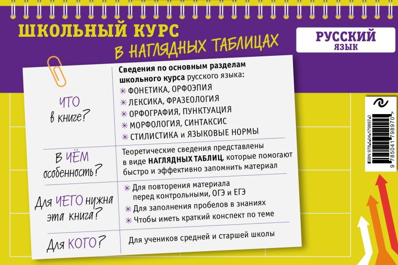 Книга ЭКСМО Русский язык 5-11 класс