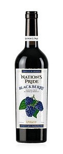 Плодовая алкогольная продукция ГОРДОСТЬ НАЦИИ Ежевика красная п/сл 12% ст/б 0.75л