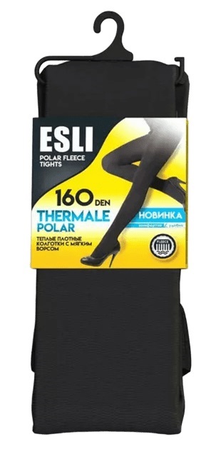 Колготки КОНТЕ ЕСЛИ Термаль Полар 160ден неро 5