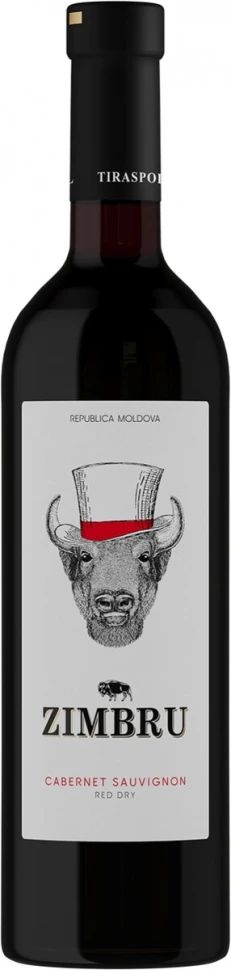 Вино ЗИМБРУ Каберне Совиньон красное сух 12-14% ст/б 0.75л