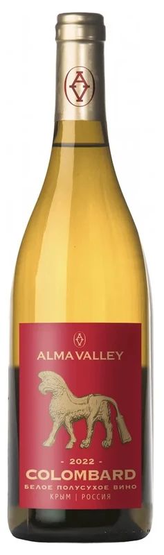 Вино АЛЬМА ВЭЛЛИ Коломбар белое п/сух 13% ст/б 0.75л
