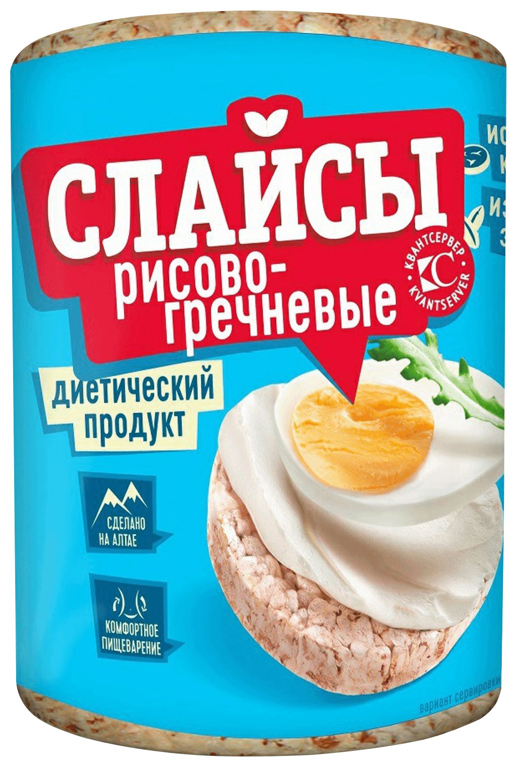 Хлебцы СЛАЙС Рисово-гречневые 100г