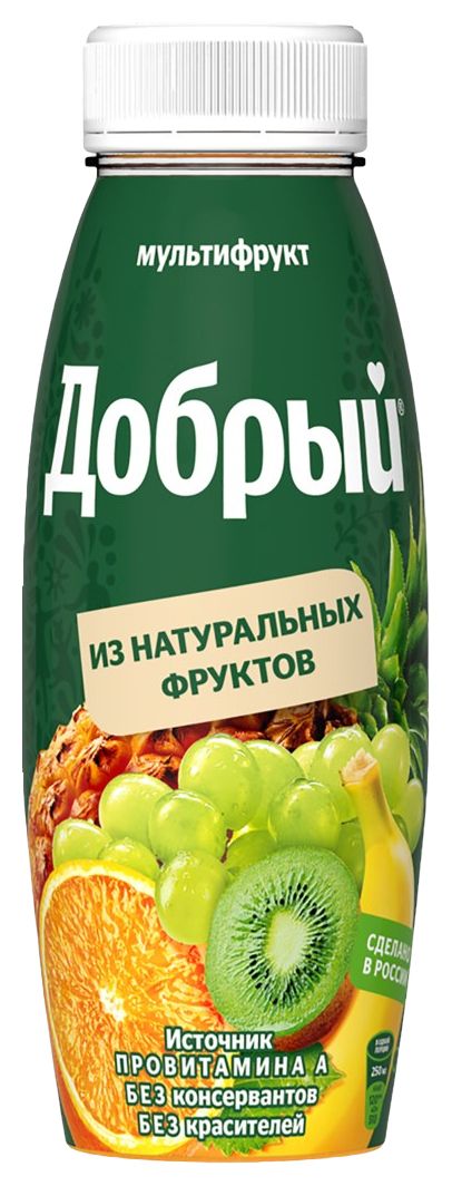 Нектар ДОБРЫЙ мультифрукт с провитамином А 0.3л