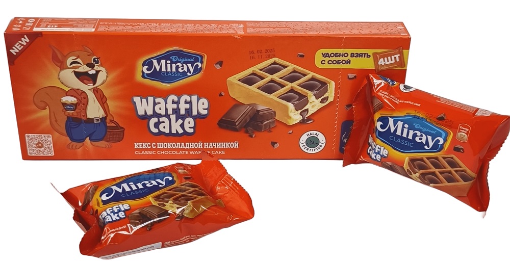 Кекс МИРЕЙ Вафл кейк 180г