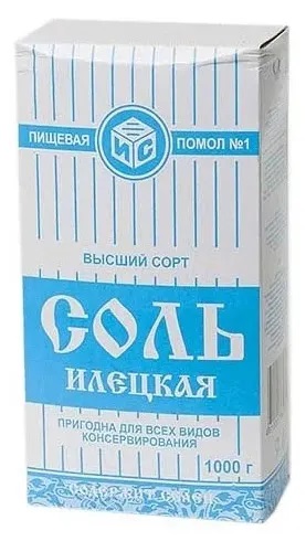 Соль ИЛЕЦКАЯ карт/уп 1кг