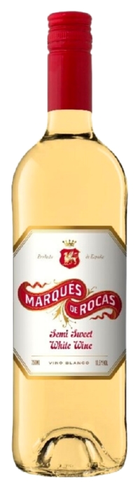 Вино МАРКЕС де РОКАС белое п/сл 10.5-12% ст/б 0.75л