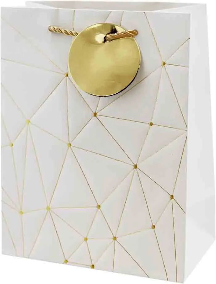 Пакет подарочный ТАМ-ТАМ Контуры 18*10*23см арт.E2103S-W