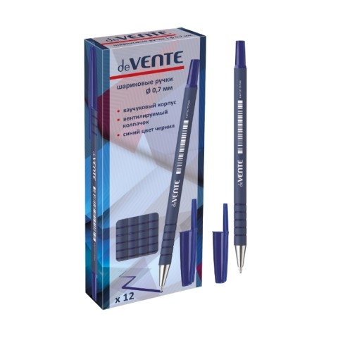 Ручка шариковая ДЕВЕНТЕ Неолайн синяя арт.5073335