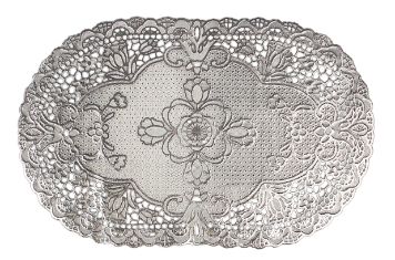 Салфетка столовая НАТАМ ажурная 46*30см шампань ПВХ арт.LX-S7313A