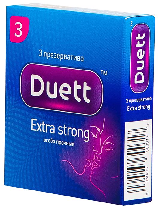 Презервативы ДУЭТТ Особо прочные №3