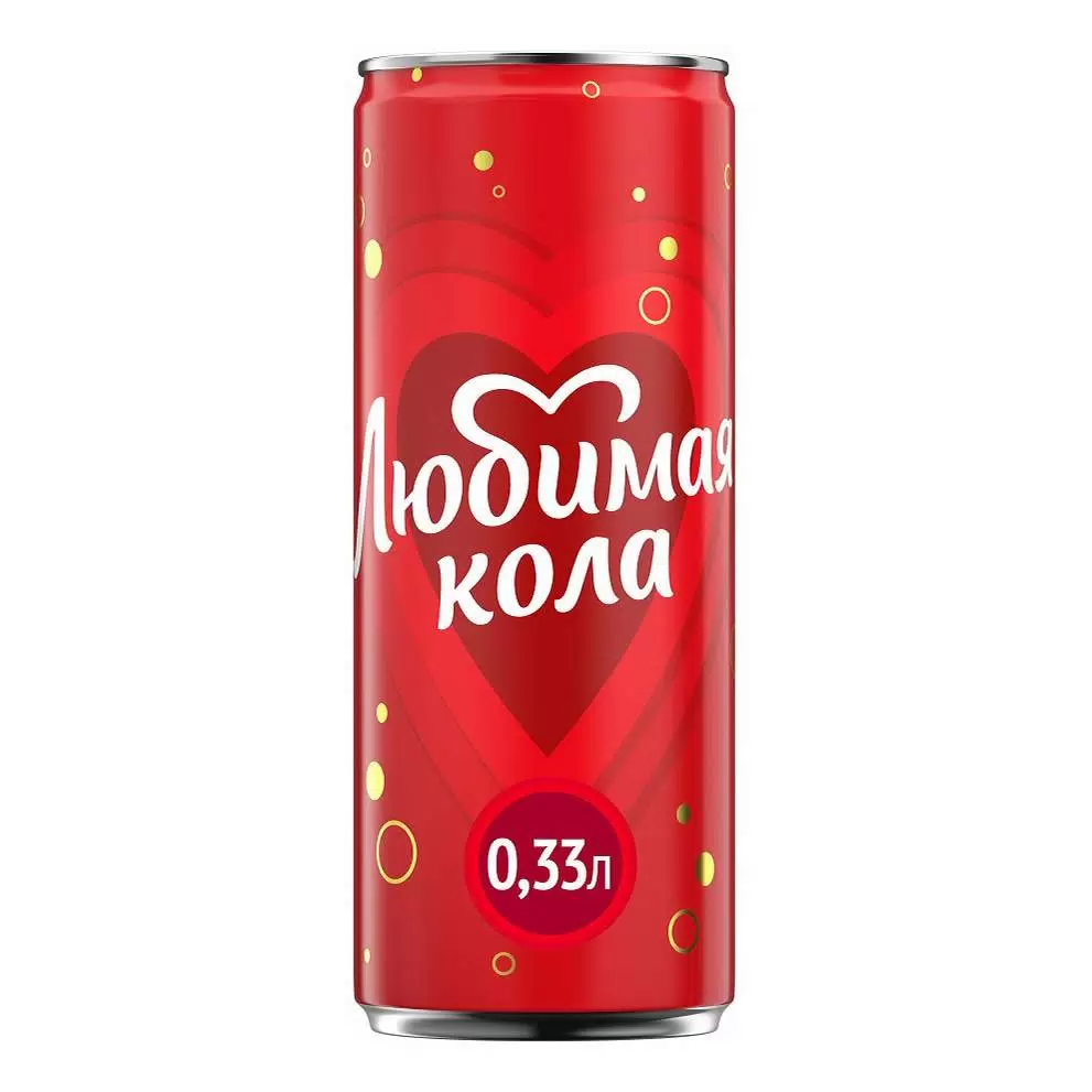 Газ.напиток ЛЮБИМЫЙ Любимая кола ж/б 0.33л