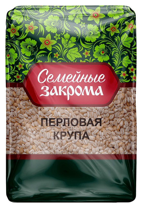 Перловая крупа СЕМЕЙНЫЕ ЗАКРОМА м/у 800г