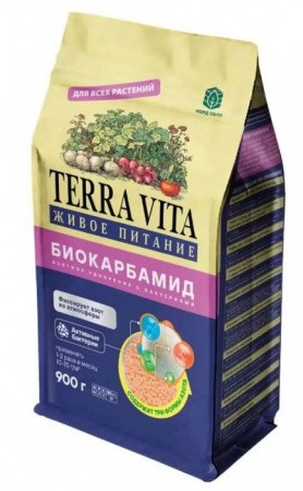 Удобрение минеральное ТЕРРА ВИТА Биокарбамид комплексное 0.9кг
