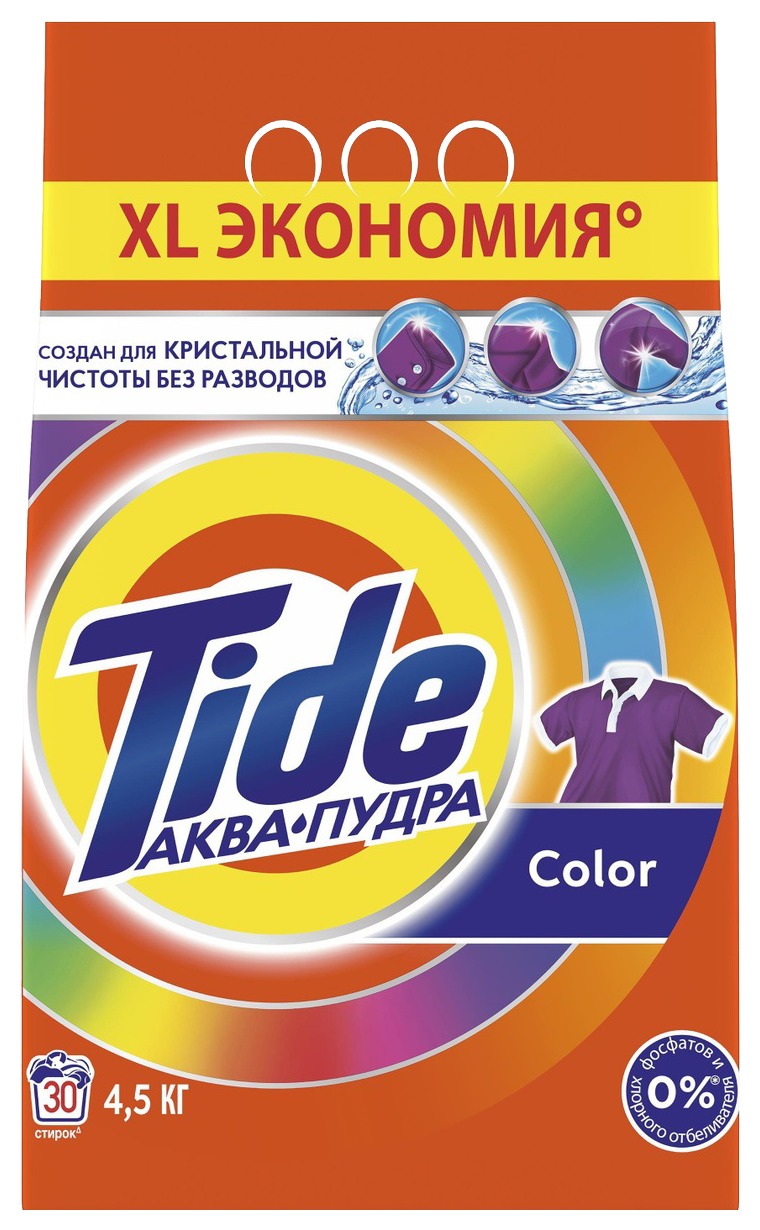 Стиральный порошок ТАЙД Колор автомат 4500г