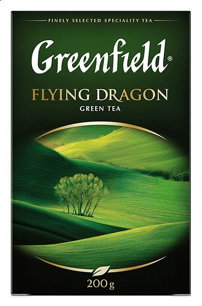 Чай ГРИНФИЛД Флаин Драгон зеленый 200г
