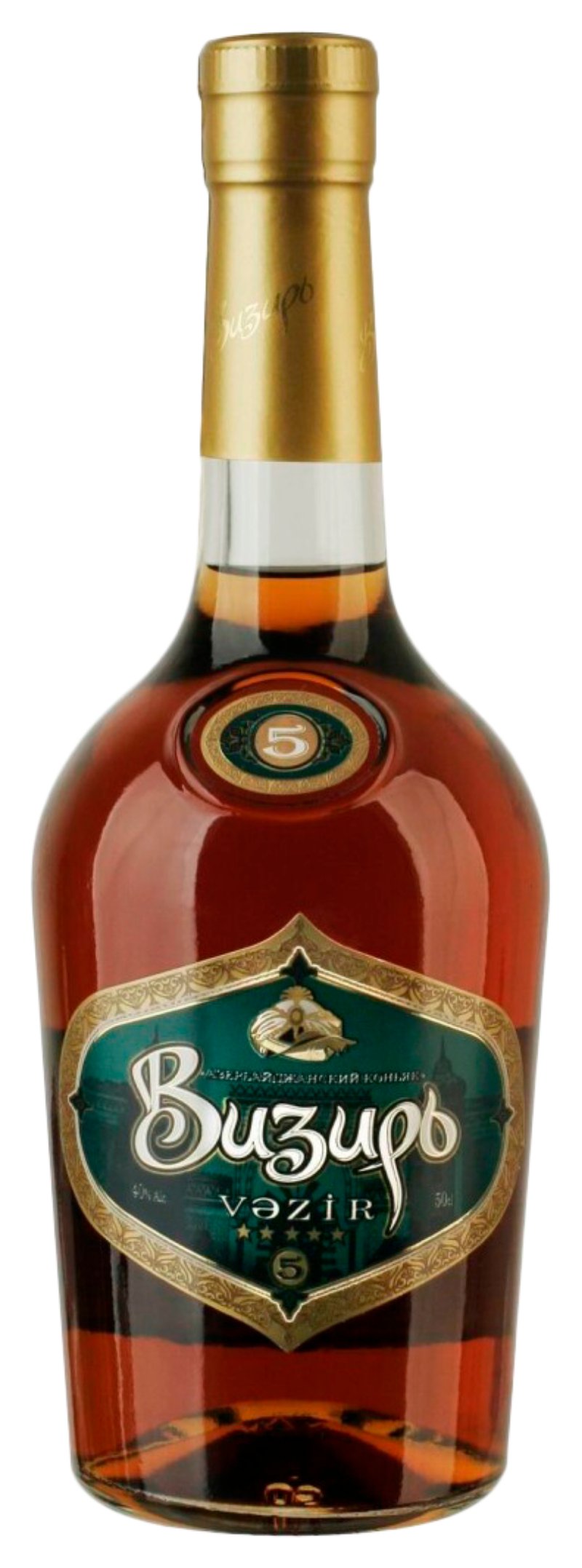 Коньяк ВИЗИРЬ 5 лет 40% ст/б 0.5л