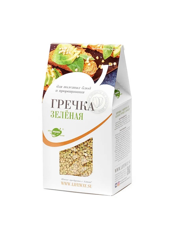 Гречневая крупа ОБРАЗ ЖИЗНИ зеленая м/у 500г