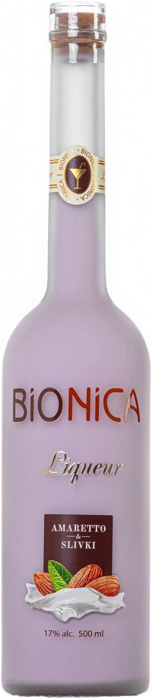 Ликер БИОНИКА Амаретто Сливки 17% ст/б 0.5л