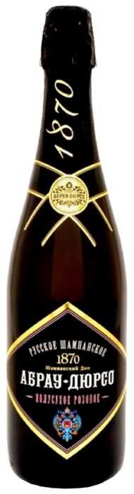 Игристое вино АБРАУ-ДЮРСО розовое п/сух 12.5% 0.75л