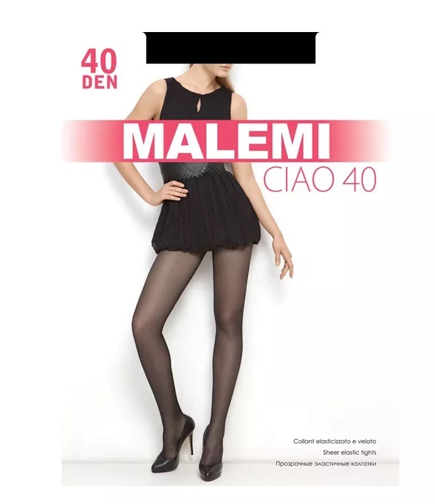 Колготки МАЛЕМИ Чао 40ден неро 4