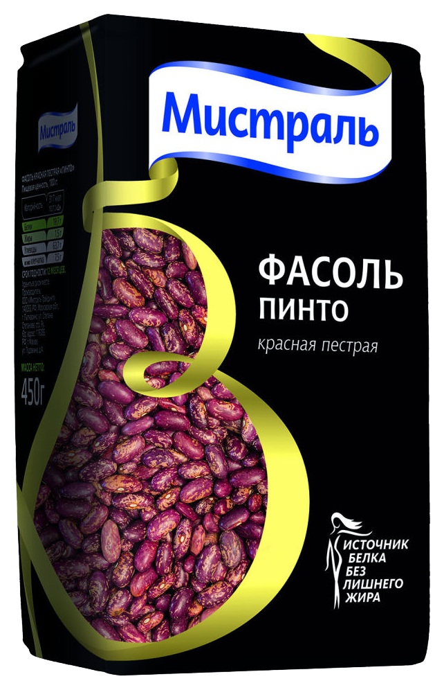 Фасоль МИСТРАЛЬ Пинто м/у 450г