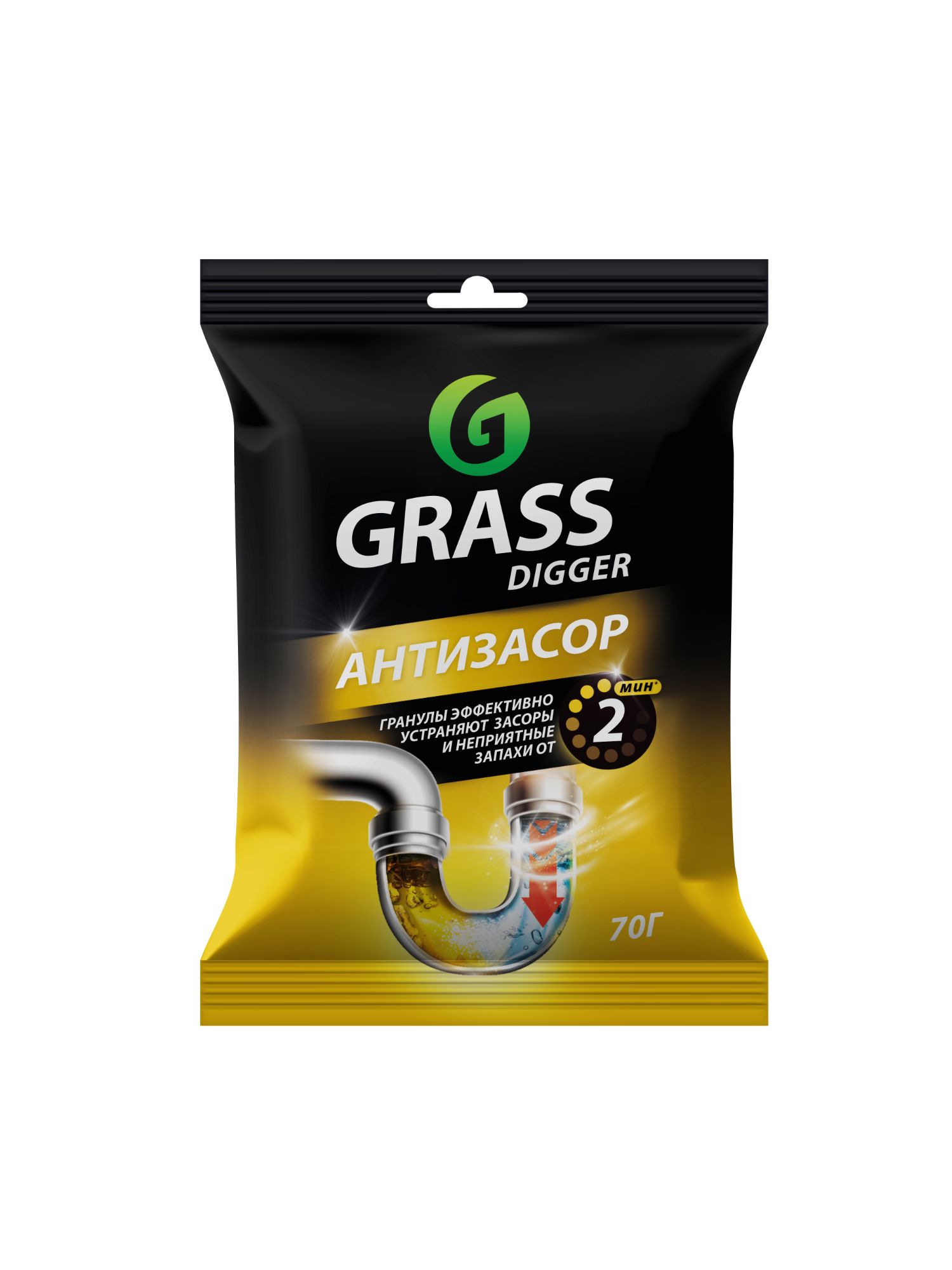 Средство для прочистки труб ГРАСС Диггер гель 70г