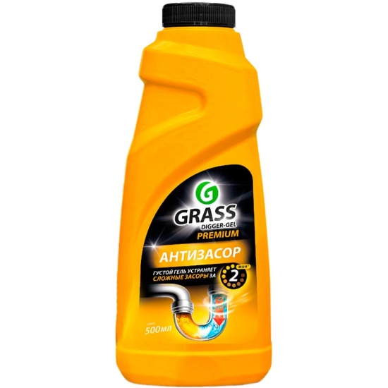 Средство для прочистки труб ГРАСС Диггер гель 500г