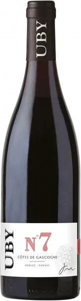 Вино ЮБИ №7 Мерло Танна красное сух 10.5% ст/б 0.75л