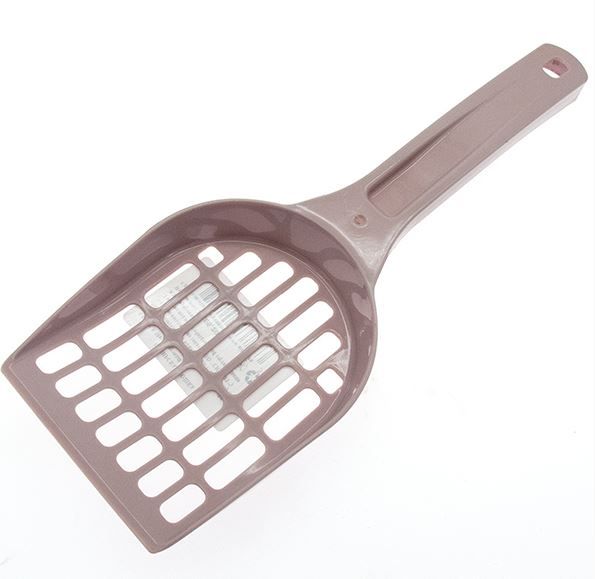 Совок для кошачьего туалета СИБИРСКАЯ КОШКА Мяус пудровый