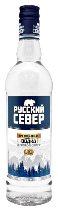 Водка РУССКИЙ СЕВЕР 40% ст/б 0.5л