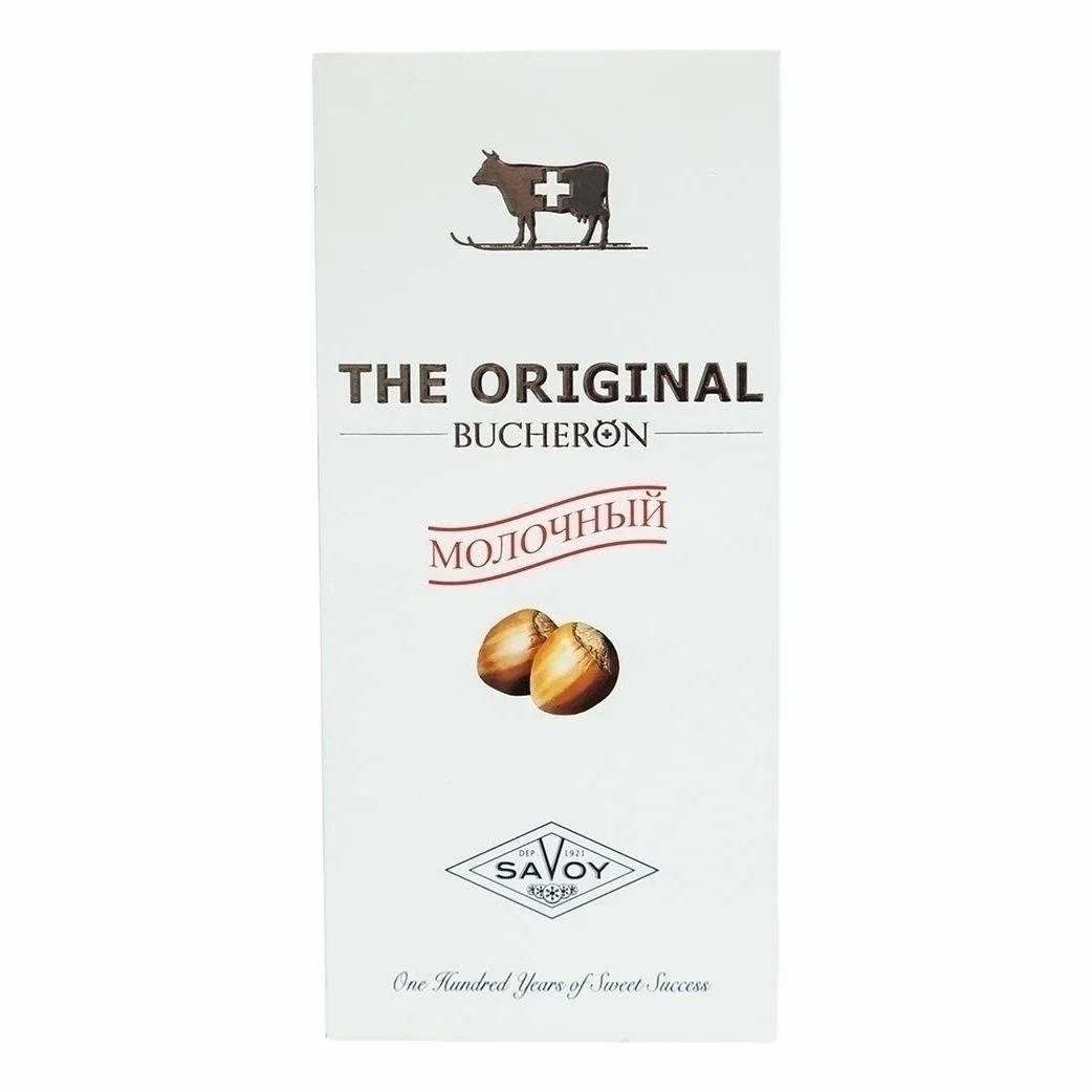Шоколад БУШЕРОН Ориджинал молочный с фундуком 90г