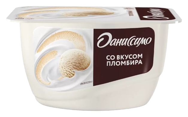 Творожный продукт ДАНИССИМО Пломбир бзмж 5.4% 130г