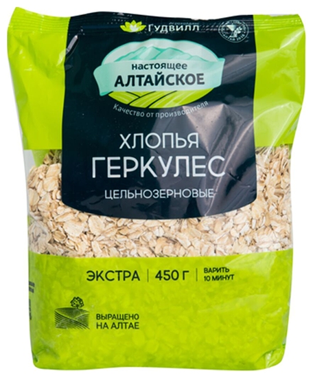 Овсяные хлопья ГУДВИЛЛ Экстра м/у 450г