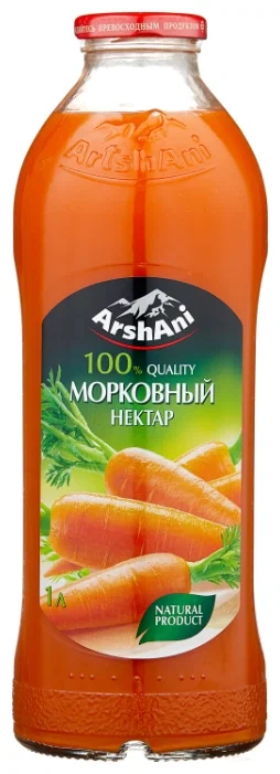 Нектар АРШАНИ морковный с мякотью  ст/б 1л