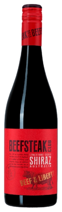 Вино ЭРМАНС Бифстейк Клаб Шираз красное сух 15% ст/б 0.75л