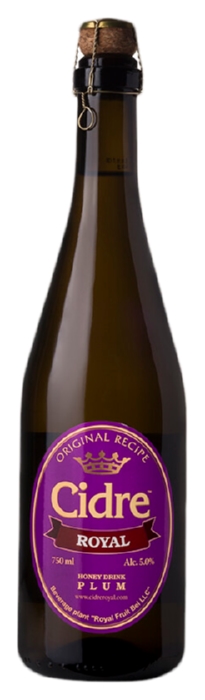 Напиток слабоалкогольный РОЯЛ ФРУТ Медовуха сливовая 5% ст/б 0.33л